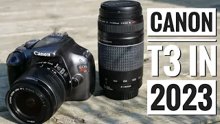 Is the Canon t3 worth getting in 2023! Start your photography journey for only $100! #photography