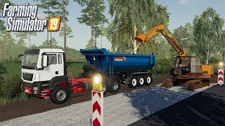 🚧Cleaning Gravel From The Road With Case 688🚧||Public Works||FS19 MINING MODS
