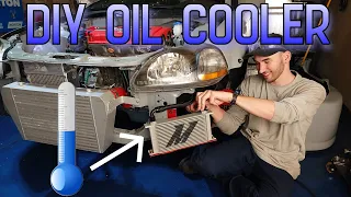 Turbo Civic DIY Oil Cooler Install