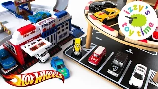 Cars  | Hot Wheels and Fast Lane Parking Garage Madness | Fun Toy Cars