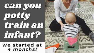 How we potty trained our 4 month old! | Elimination Communication