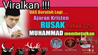 VIRALKAN !! UAS B3RUL4H LAGI AJARAN NABI ISA RUSAK Th 325 MUHAMMAD MEMBETULKAN!