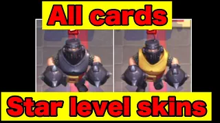 【clashroyale】Star level skins All cards  Comparison