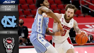 North Carolina vs. North Carolina State Condensed Game | 2020-21 ACC Men's Basketball