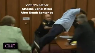 Victim's Father Jumps Serial Killer Michael Madison in Court 06/02/16