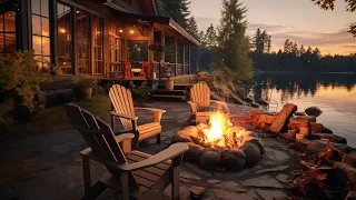 Cozy Campfire Oasis: Warm Glow of the Fire Sounds for Deep Sleep and Relaxation