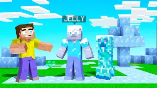 MINECRAFT But Everything You Touch BECOMES ICE!