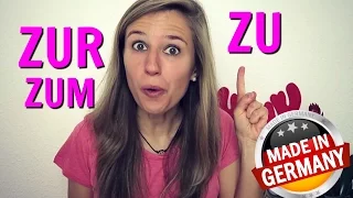 THE DATIVE part 5: The German prepositions ZU, ZUR, ZUM ( Dative! )