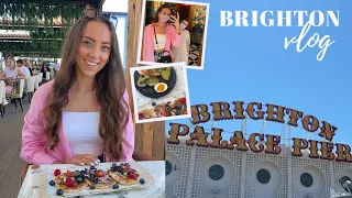 BRIGHTON VLOG 2021 | ROCKWATER HOVE, BRIGHTON PIER, THE IVY IN THE LANES | day trip ideas