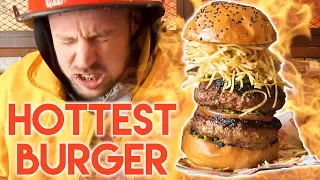 EATING THE WORLD'S SPICIEST BURGER | 50K SUBSCRIBERS CHALLENGE