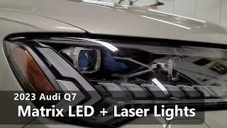 Testing Laser Lights on a 2023 Audi Q7