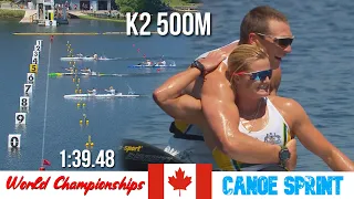 K2 Mix 500m Final | AUSTRALIA CHAMPION | World Championships Halifax Canada 2022 | WAYkVlogs