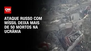 Ataque russo com míssil deixa mais de 50 mortos na Ucrânia | CNN PRIME TIME