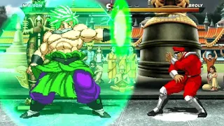 M. BISON vs BROLY - Exciting High Level Fight!