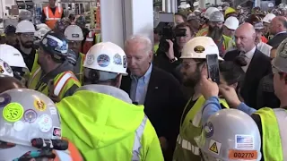 Joe Biden tells autoworker he's 'full of s---' in tense gun rights argument