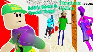 This BBIST Update was insane!! | Baldi's Basics in Special Things Terminex Update Gameplay | Roblox