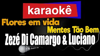 Karaokê - Flores em vida, Mentes Tão Bem - Zezé Di Camargo & Luciano 🎤