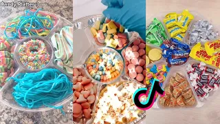 candy platter refill and restock tiktok compilation🍬🍭