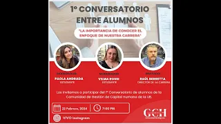 Primer conversatorio Comunidad GCH UB