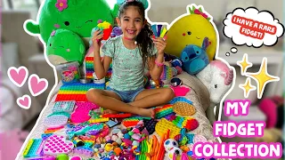 HUGE FIDGET TOY COLLECTION WITH RARE FIDGET TOYS FOR FIDGET TRADING!!!🤭✅