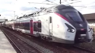 SNCF-  GARE DE MAGENTA Y PANTIN - RER-TRANSILIEN -TGV-INTERCITIES- ICE 2017