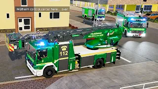 green Fire truck _ XANH NGỌC XE CỨU HỎA  _ Emergency Call 112 – The Fire Fighting Simulation 2 4k