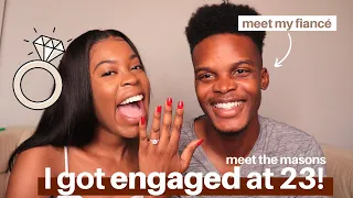 I GOT ENGAGED AT 23! | MEET MY FIANCE/BOYFRIEND | YOUNG AND MARRIED | I SAID YES