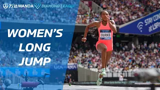 Quanesha Burks claims crucial long jump victory in London - Wanda Diamond League 2023