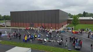 Edgewood Middle School Boat Race: Aerial View