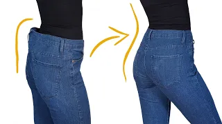 How to downsize your jeans in 20 mins to fit you perfectly!