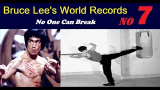 Bruce Lee's World Record - Number 7 | Breaking a Sandbag By a Sidekick