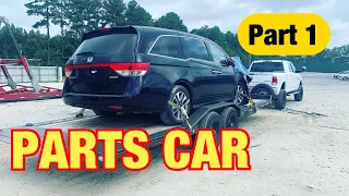 HOW TO STRIP A CAR | PART 1 | I BOUGHT A WRACKED 2014 Honda Odyssey For parts | eBay Business |