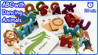 Best Alphabet ABC Letters, Colors LearningVideo Dancing Animals-Toddler-Preschool-Nursery Video Kids