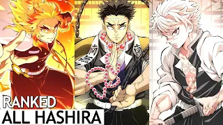 All 9 Hashira Ranked From Demon Slayer Anime | Animeverse