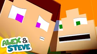 TRAPPED - Alex and Steve Life (Minecraft Animation)