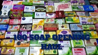 100 Soap opening HAUL.Unpacking soap.Satisfying video,no talking/ Асмр распаковка мыла #31