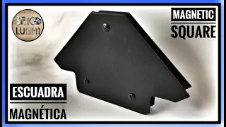 🧲COMO HACER ESCUADRA MAGNETICA PARA SOLDAR MUY FACIL. HOW TO MAKE A MAGNETIC SQUARE TO WELDING