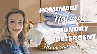 Homemade Natural Laundry Detergent | Pantry Challenge Week 4