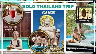 THAILAND VLOG | solo trip to koh samui, beautiful resorts & exploring the island
