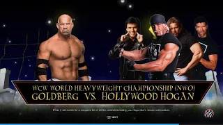 WWE 2K23 - Goldberg vs. Hollywood Hulk Hogan - WCW World Heavyweight Championship  (PS5)