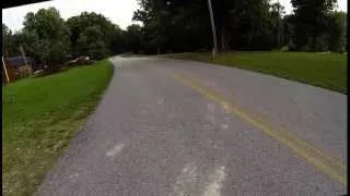 GoPro 50+mph Longboard Crash (Breaking Collar Bone)