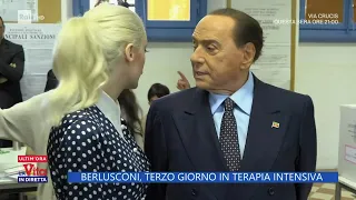 Berlusconi, terzo giorno in terapia intensiva - La Vita in diretta - 07/04/2023