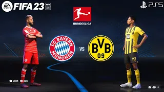 FIFA 23 - Bayern Munich vs. Borussia Dortmund - Bundesliga 22/23 Full Match | PS5™ Gameplay [4K60]