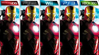 Iron Man 2 | PSP vs Wii vs PS3 vs Xbox 360 vs Nintendo DS | Graphics Comparison