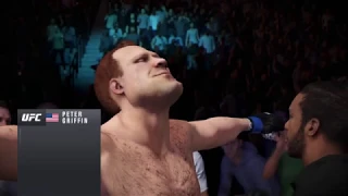 Homer Simpson vs Peter Griffin Game 1 (EA Sports UFC 3) - CPU vs CPU