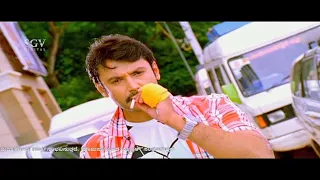 Darshan Super Silent Attacks On Rowdies | Action Scene | Brundhavana Kannada Movie