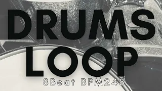 【Drums Loop 8Beat BPM248】