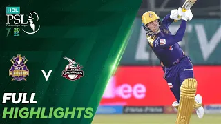 Full Highlights | Quetta Gladiators vs Lahore Qalandars | Match 15 | HBL PSL 7 | ML2T