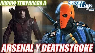 DEATHSTROKE REGRESA Y ¿BODA DE BARRY E IRIS? - Arrow Season 6 / The Flash Season 4