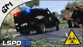 GTA 5 - LSPDFR - Suspects armés - ATTAQUE AU POSTE - Patrouille 17